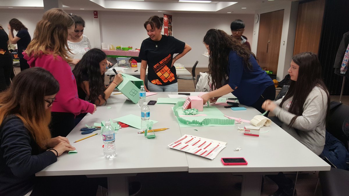 epycinfo's tweet photo. We are housing havoc! Middle class group building their house with paper, cardstock, stickers. #EPYC2016 https://t.co/HFHaYCNlqC