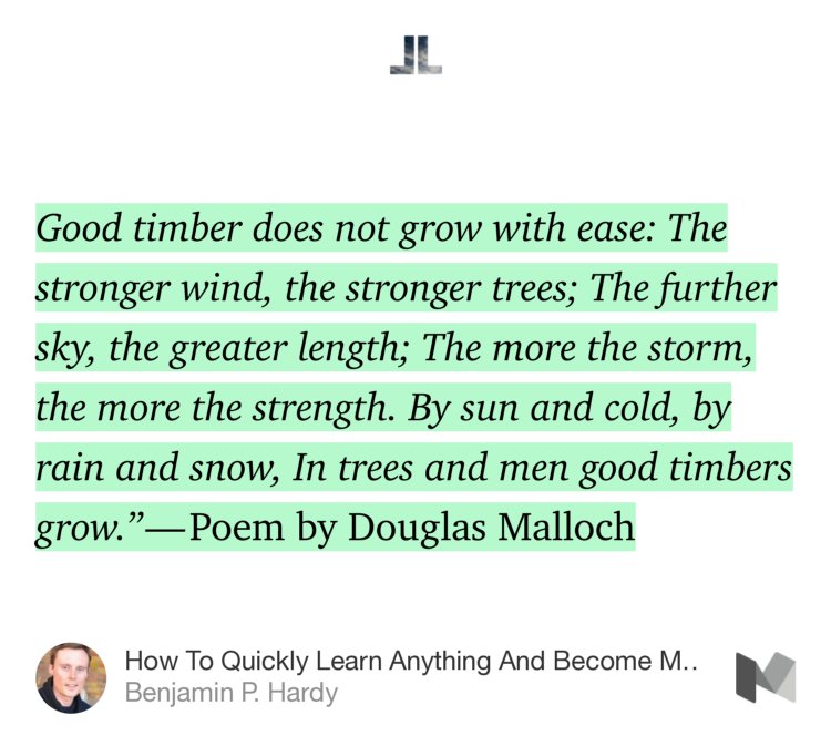 Johnny Boursiquot On Twitter Good Timber Does Not Grow With Ease The Stronger Wind The Stronger Benjaminphardy Https T Co Pihekvz2rf