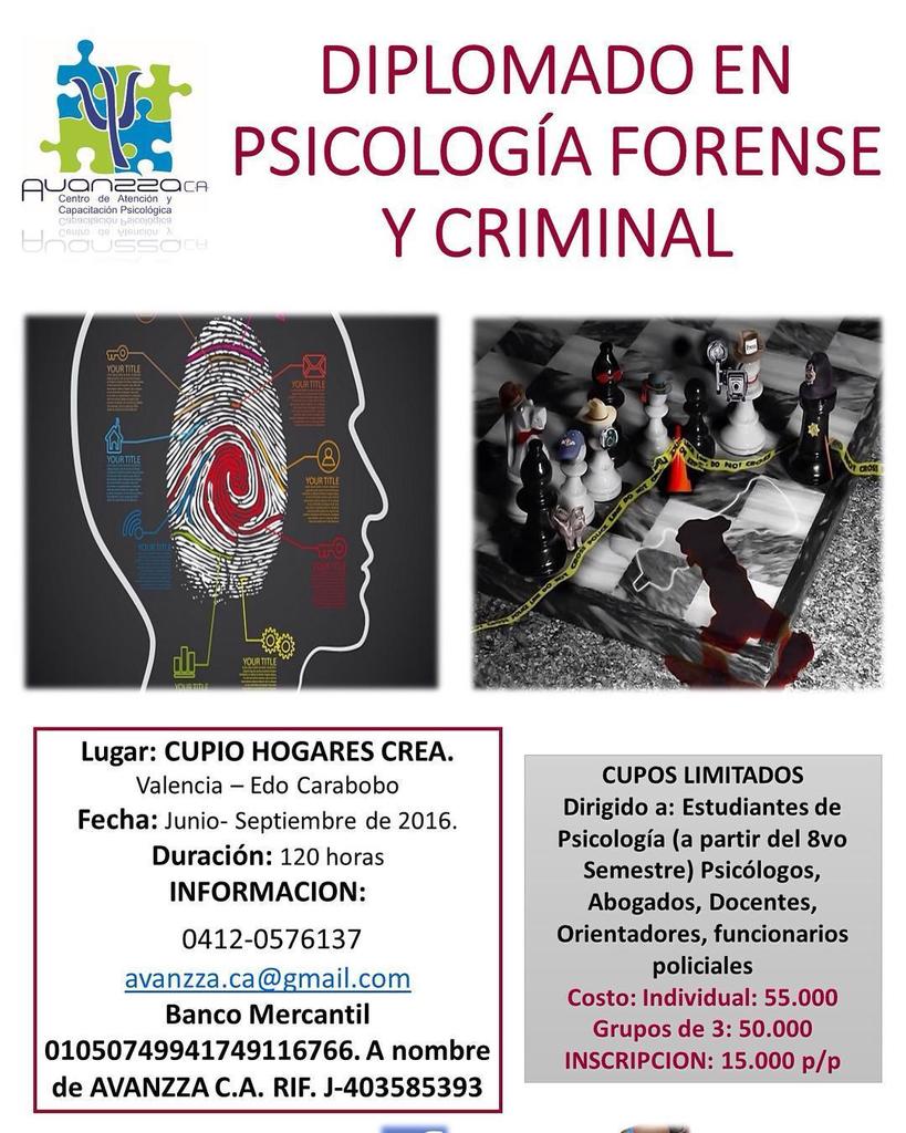 CienciasCFJP's tweet photo. #psicología #diplomado #avanzza #valencia #instafollow #instagood #instalike #forense #criminal 
Para más informaci… https://t.co/uvTSUiXnnE