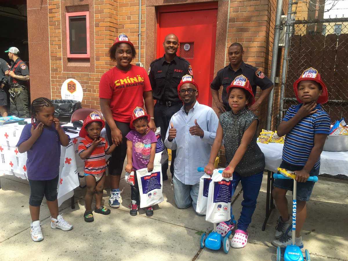 FDNY's tweet photo. Come by #Engine214 &amp; #Ladder111, or any FDNY Firehouse &amp; EMS Station for #FDNYOpenHouse TODAY! https://t.co/0ekPCeVp45