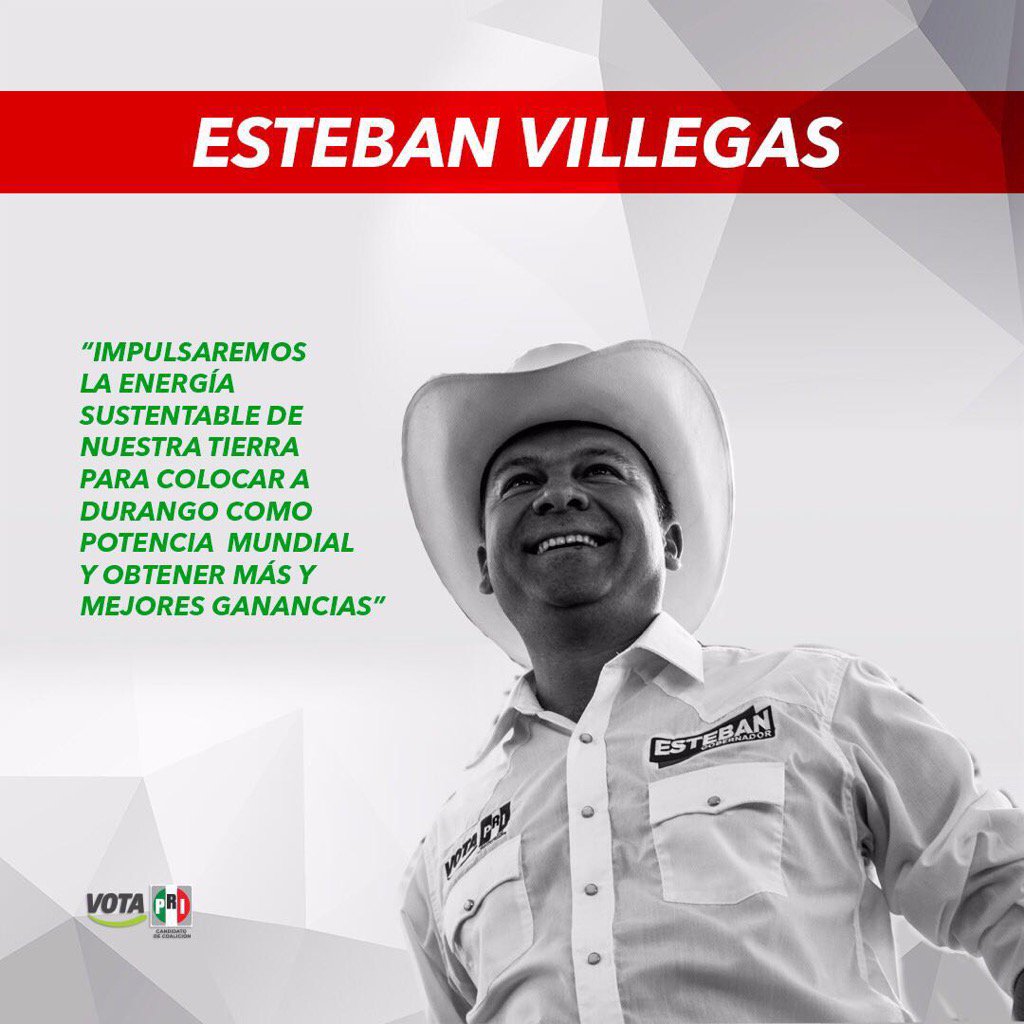 fcojavierrs's tweet photo. Las propuestas de @EVillegasV #ParaQueTuGanesMas son las que continuarán el desarrollo de Durango #EstebanGobernador
https://t.co/kNXX78fV5J