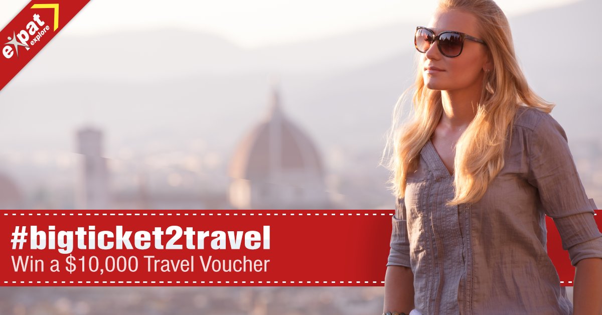 brandonwnl's tweet photo. win a $10,000 expat explore travel voucher! #bigticket2travel https://t.co/vuAqu5y5ov https://t.co/eGRAnTVt1V