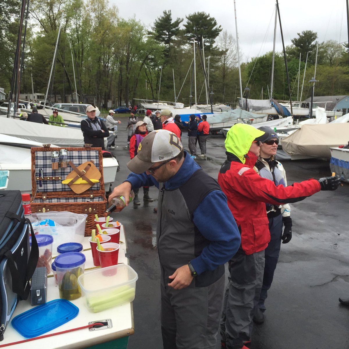 ryruhlman's tweet image. Under postponement @PYC_Sailing #springclassic. #breezeonBloodyson!