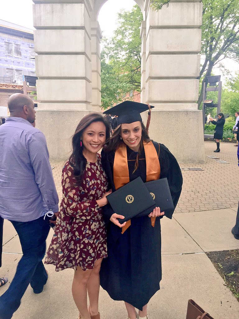 MichelleNguyen0's tweet photo. Officially a Purdue Alum!! @j3ssabelle #PurdueWeDidIt https://t.co/WJ16KShkop