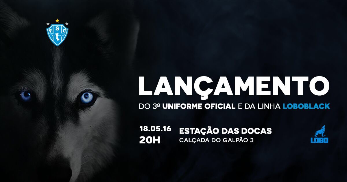 AlbertoMaiaf's tweet photo. E o grande dia de lançamento do 3 uniforme Lobo chegou, vc vai perder este lançamento?
Estação das Docas será Lobo! https://t.co/jrqVv7z8ZW