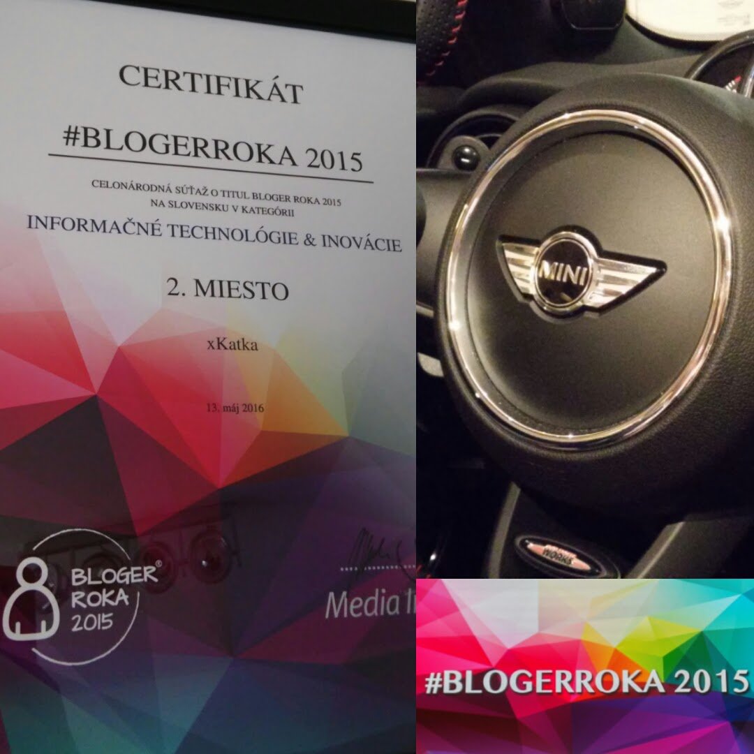 xKatka's tweet photo. Netuším, ako sa to stalo, ale mám 2. miesto v súťaži #BlogerRoka 2015 v kategórií IT a inovácie.
Ďakujem :) https://t.co/PGLxHR1NJW