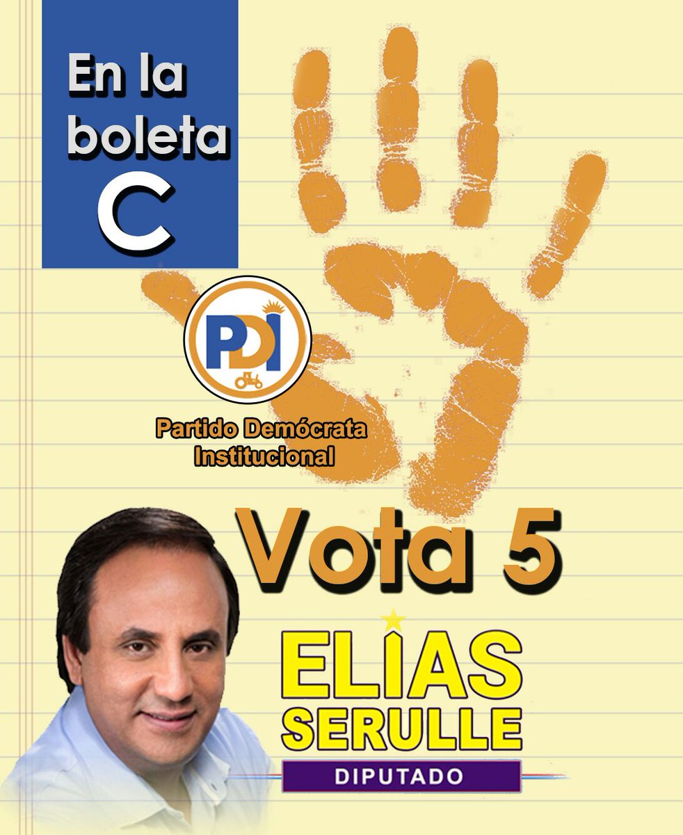 ronnydistrito's tweet photo. Todos unidos apoyando Mi Diputado @EliasSerulle #Vota5PorEliasSerulle @Jessco29 @DjLuzMusic https://t.co/3sCYpCgj4I