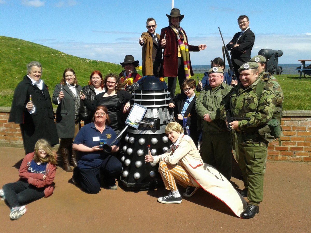 who_ray's tweet image. Big Who-ray! thank you Northern Charity Daleks and our gang here for supporting the award winning @Heugh_Museum