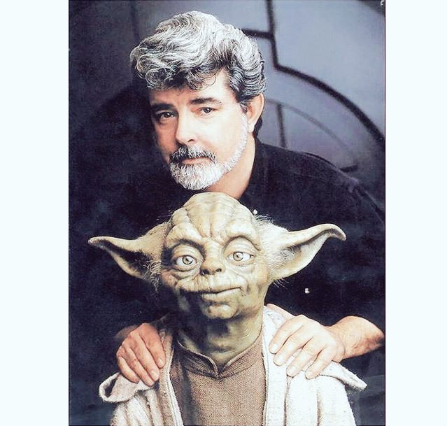 princesstarwars's tweet photo. HAPPY BIRTHDAY!!!! TO THE JEDI MASTER HIMSELF!!!! ♥️♥️♥️ #GeorgeLucas !!!!! https://t.co/Hm1kVx9MGh