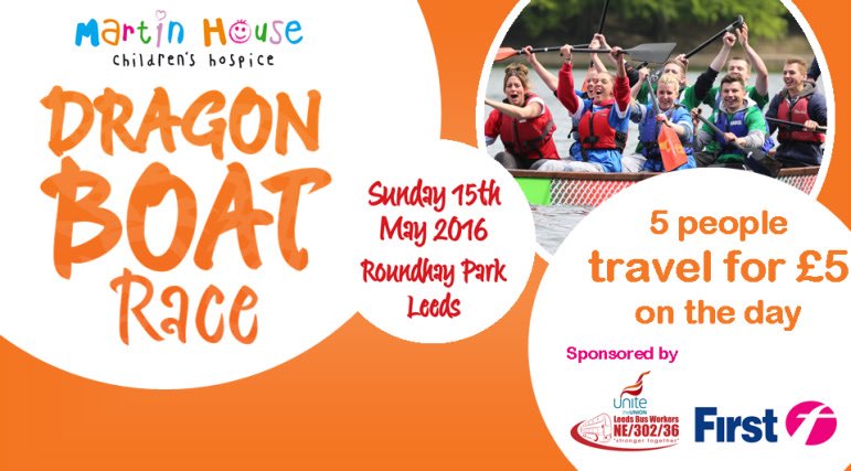 #eventsinleedsparks <a href="/roundhaypark/">RoundhayPark</a> <a href="/MartinHouseCH/">Martin House Children's Hospice</a> Dragon boat race. Go along &amp; cheer them all on