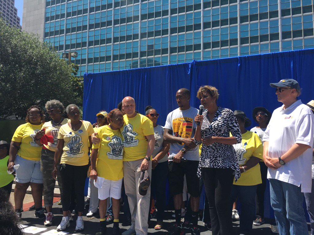 We are gathering today to bury violence and give birth the peace.