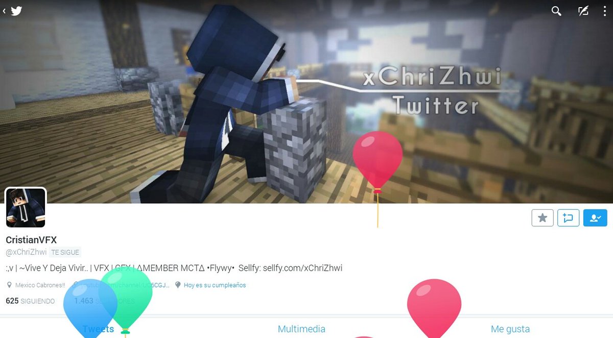 zKingPinger's tweet photo. Feliz cumpleaños bro 
Disfruta tu día @xChriZhwi. https://t.co/ujmxV546hm