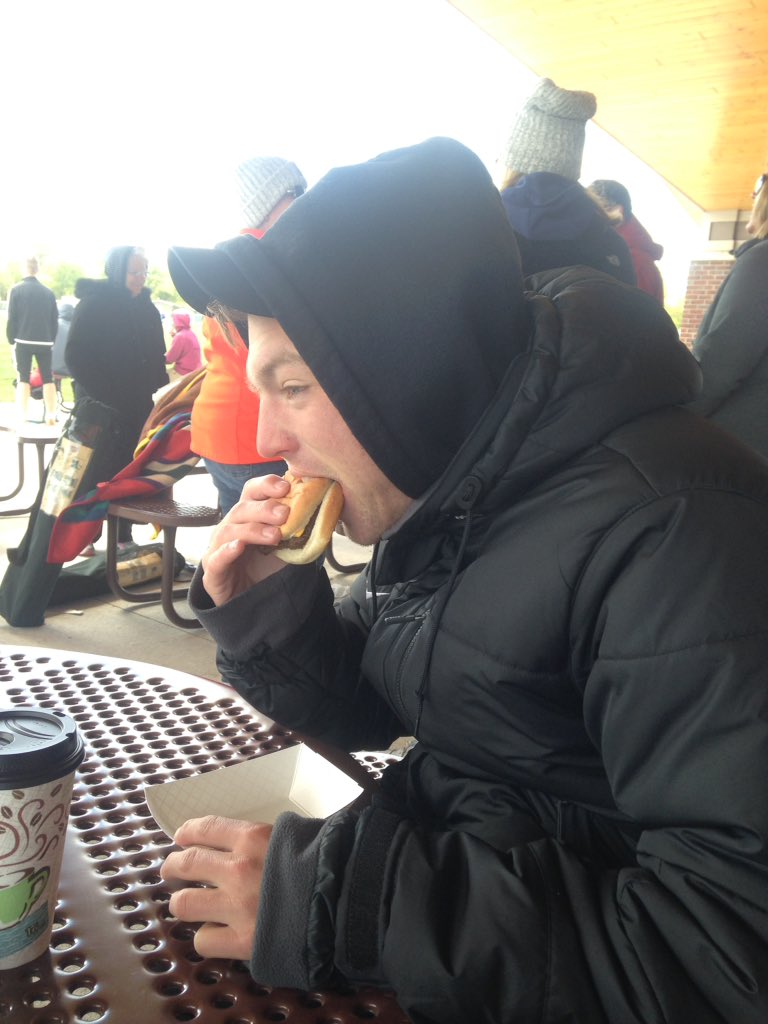 GustieWSoccer's tweet photo. One week later and he's back to eating hamburgers. #ChuckNorris #gobenton https://t.co/pBIXAeeo4x