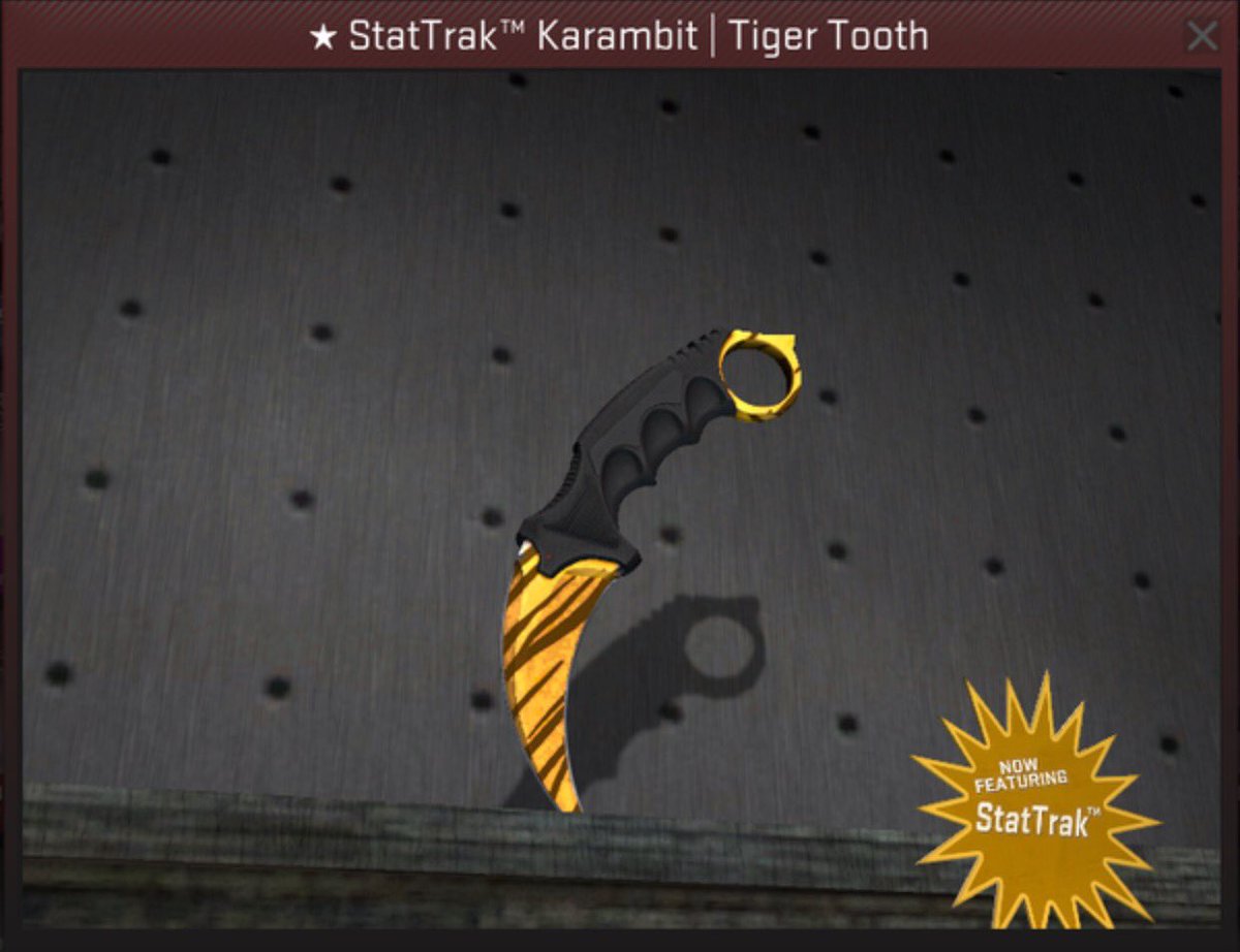 csgo_bolts's tweet photo. Weekly Giveaway | ST Karambit Tiger Tooth

How to enter?
Follow us &amp; @CSGO_Astro 
RT this post

#CSGO #CSGOgiveaway https://t.co/M2fXcCrpNv