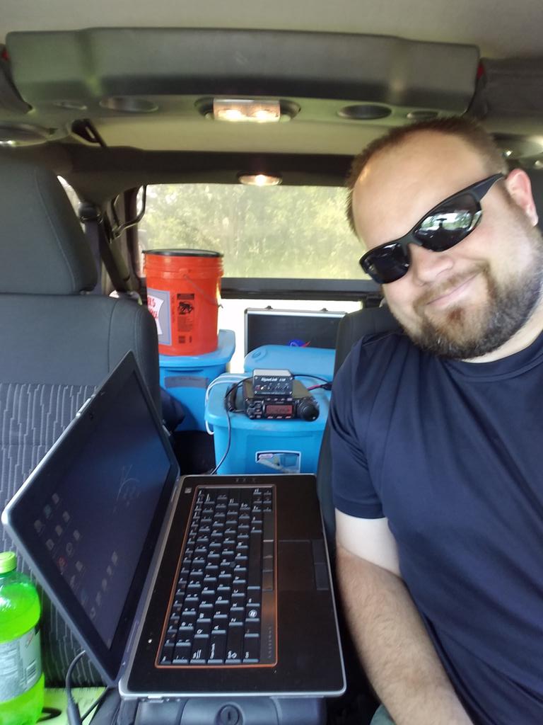 KG5CCI's tweet photo. And now, a little jeep portable PSK31 for the #ARQP https://t.co/tX6X4914v2