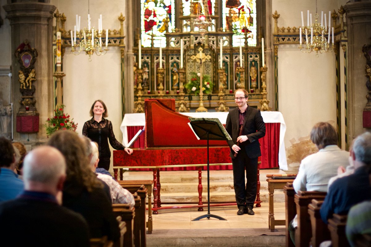 Thanks to @laszlorozsa & @janwaterfield for a mesmerising recital at lunchtime. Such intricate detail!
