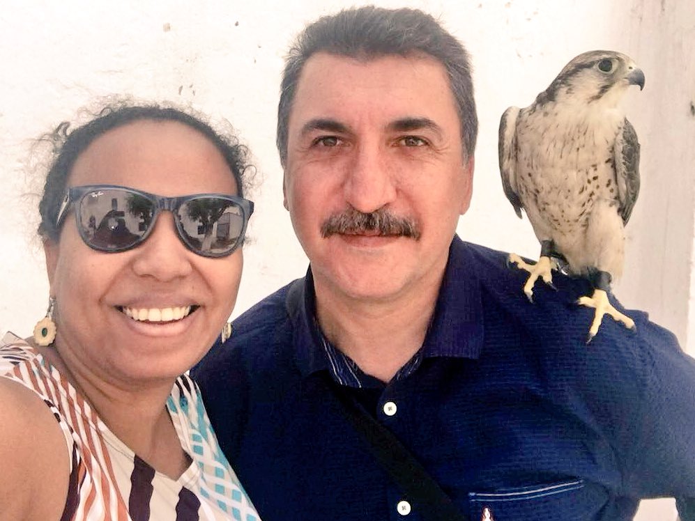 ferhatttunc's tweet photo. Konser önces festivalden sorumlu sevgili Sara Nor ile Tunus turu yaptık. Güzel bir memleket #springfestival2016 https://t.co/fcjHtsliwH
