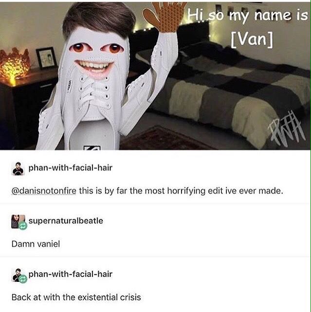 MissFallOut16's tweet image. Tumblr did a thing again. @danisnotonfire