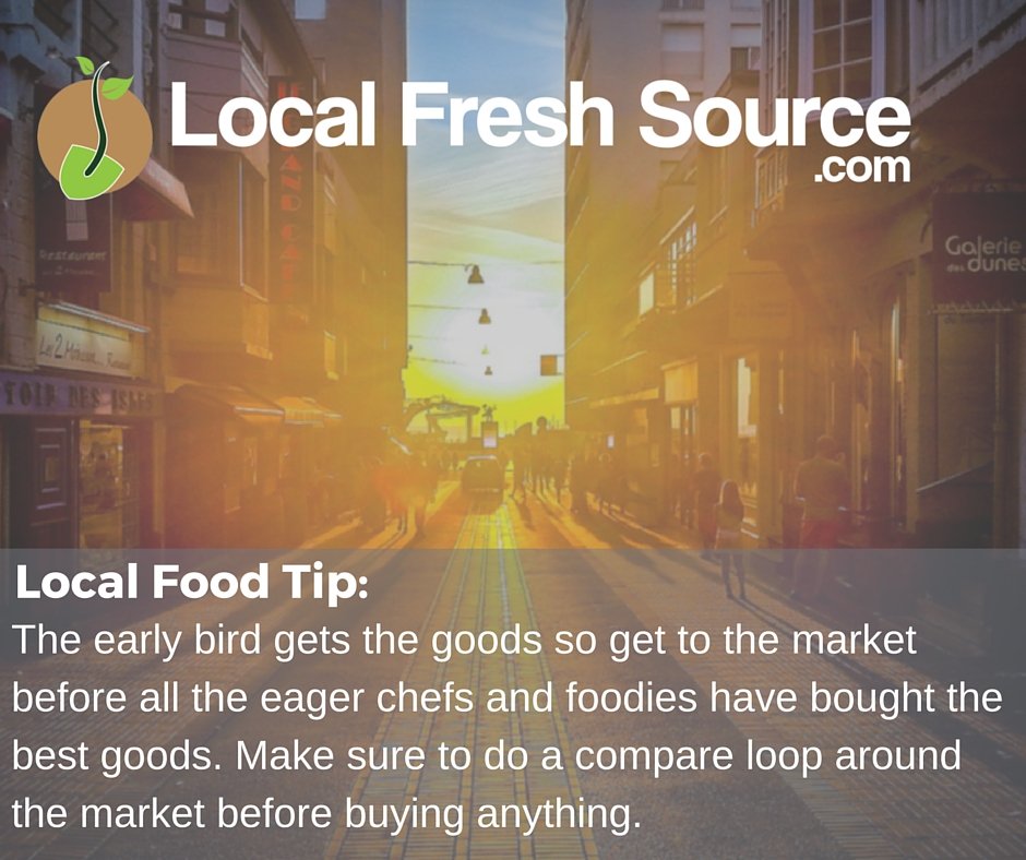 LFSource's tweet image. LFS Tip: Be the early bird 
#findlocal #localfreshsource #lfstip #eatlocal #localfood #locavore #buylocal
