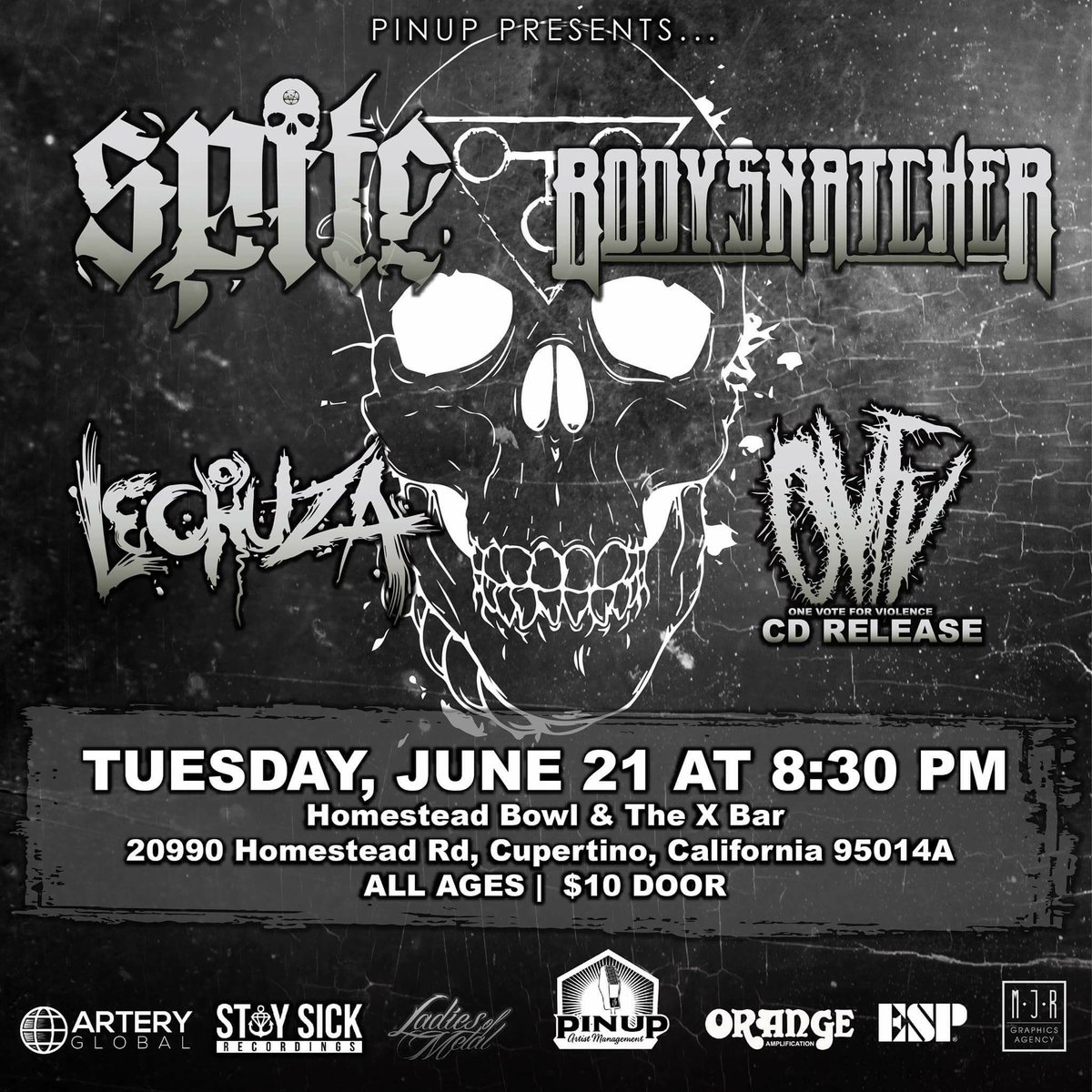 PinUpPresents's tweet image. NORCAL:
6/10 @ideclarewarband 
6/15 @hailthesun 
6/16 @windsofplague 
6/21 @SPITEca 
PinUpPresents.net