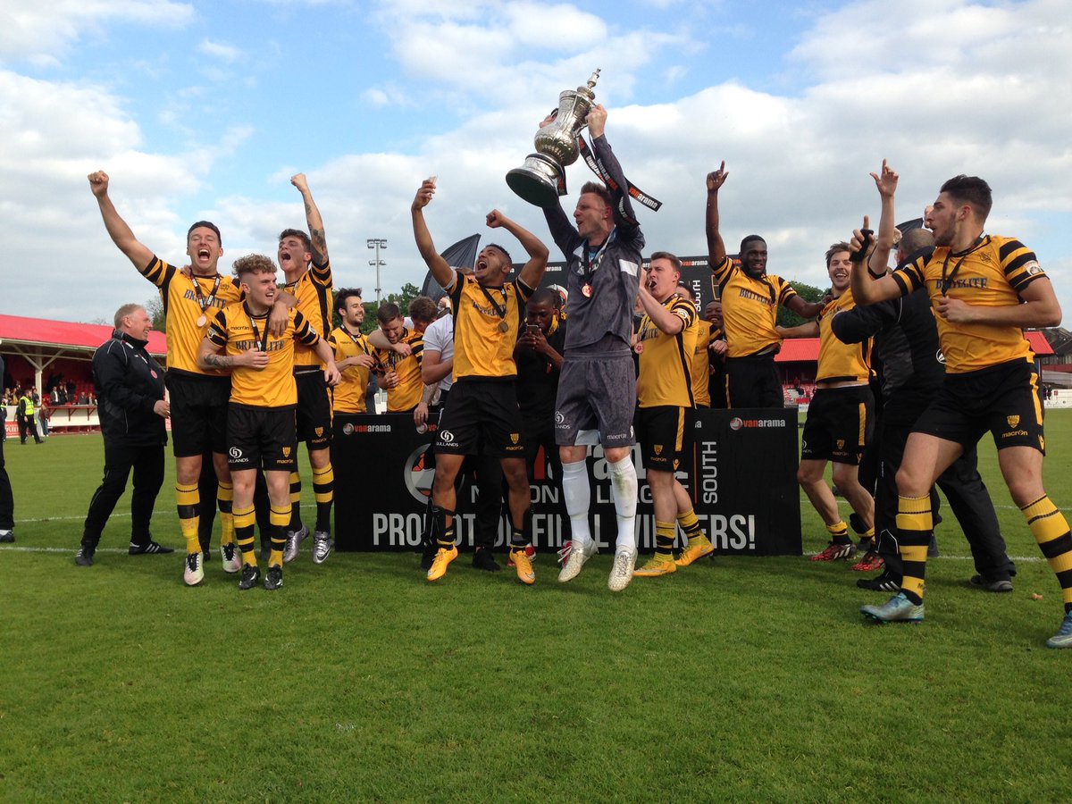 maidstoneunited's tweet photo. Maidstone United: Vanarama National League South Promotion Final winners ⚽️🏆⚽️ https://t.co/zXUvQRbRop