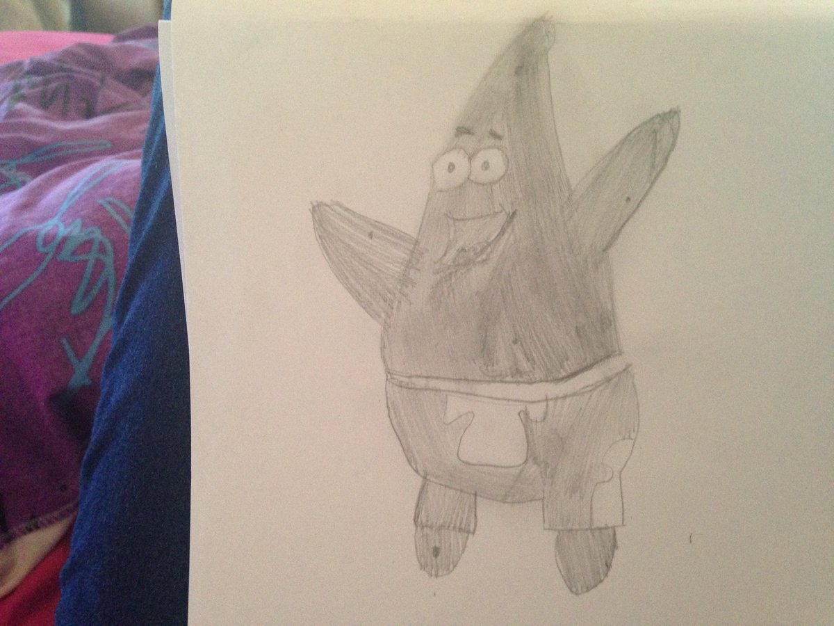 BoylanMegan's tweet photo. Look guys one shaded and one not of Patrick out of sponge bob https://t.co/jVYTGZWZQB