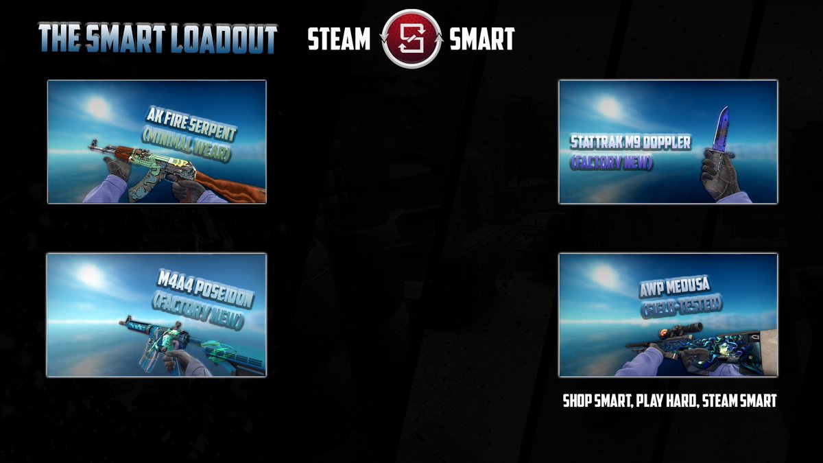 Steamsmartco's tweet photo. The Smart-Loadout Giveaway! RT&amp;Follow to enter! More ways to enter here@ https://t.co/dE5ISX1D7F https://t.co/jFg0t7Cu57