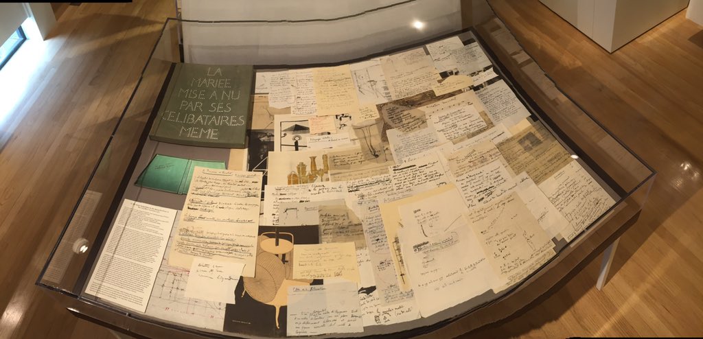 MrZiebarth's tweet photo. Geeking out on Duchamp's Green Box! #boxlogic #sircsummer #zapfv #ideafm https://t.co/MqldSKzwI8