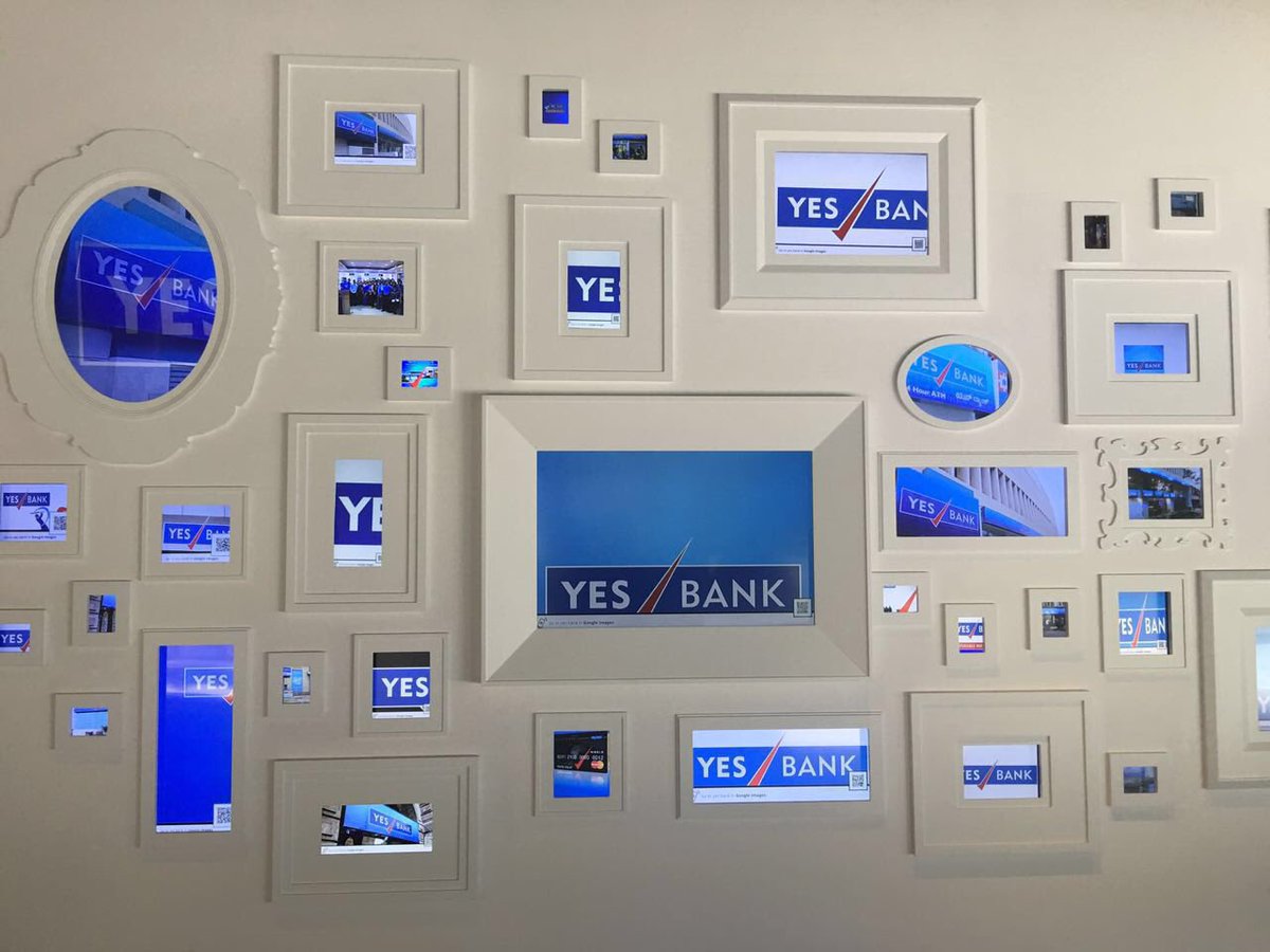 YESBANK's tweet photo. YES BANK featured on @Google's #SearchWall at #Googleplex - Google's HQ in Mountain View, CA, US https://t.co/Cuq2oY4W1H