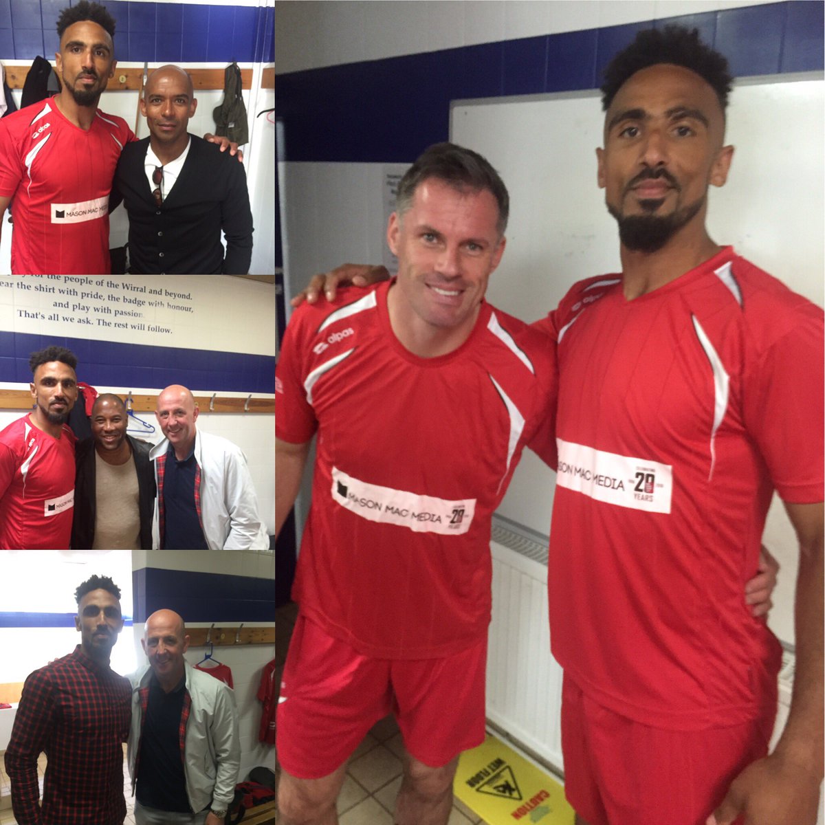 leonlegge32's tweet photo. Pleasure of playing with some legends today in the @Exclusive_Liv #NWRedCardMatch ⚽️⚽️⚽️ https://t.co/a1KMKhbvrb