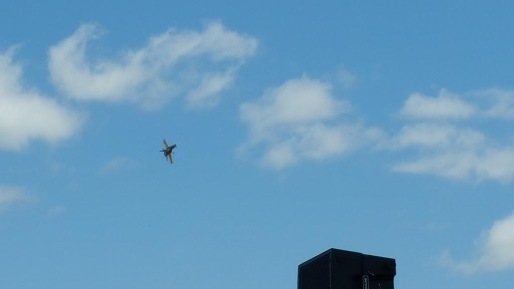 SpiritAirshow's tweet photo. The CF-18 takes off at #Spirit16! https://t.co/pvx6AnTum5