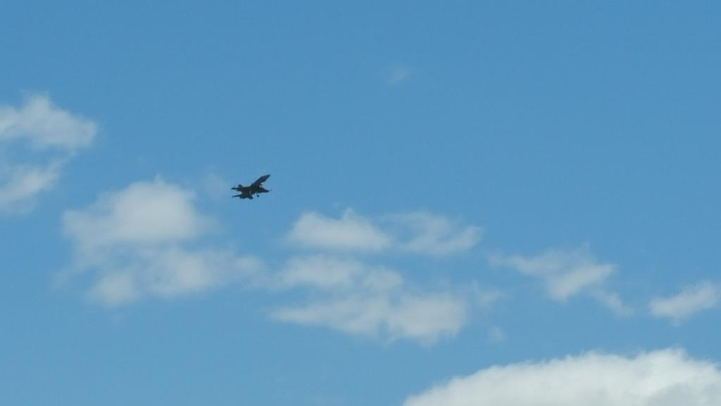 SpiritAirshow's tweet photo. The CF-18 takes off at #Spirit16! https://t.co/pvx6AnTum5