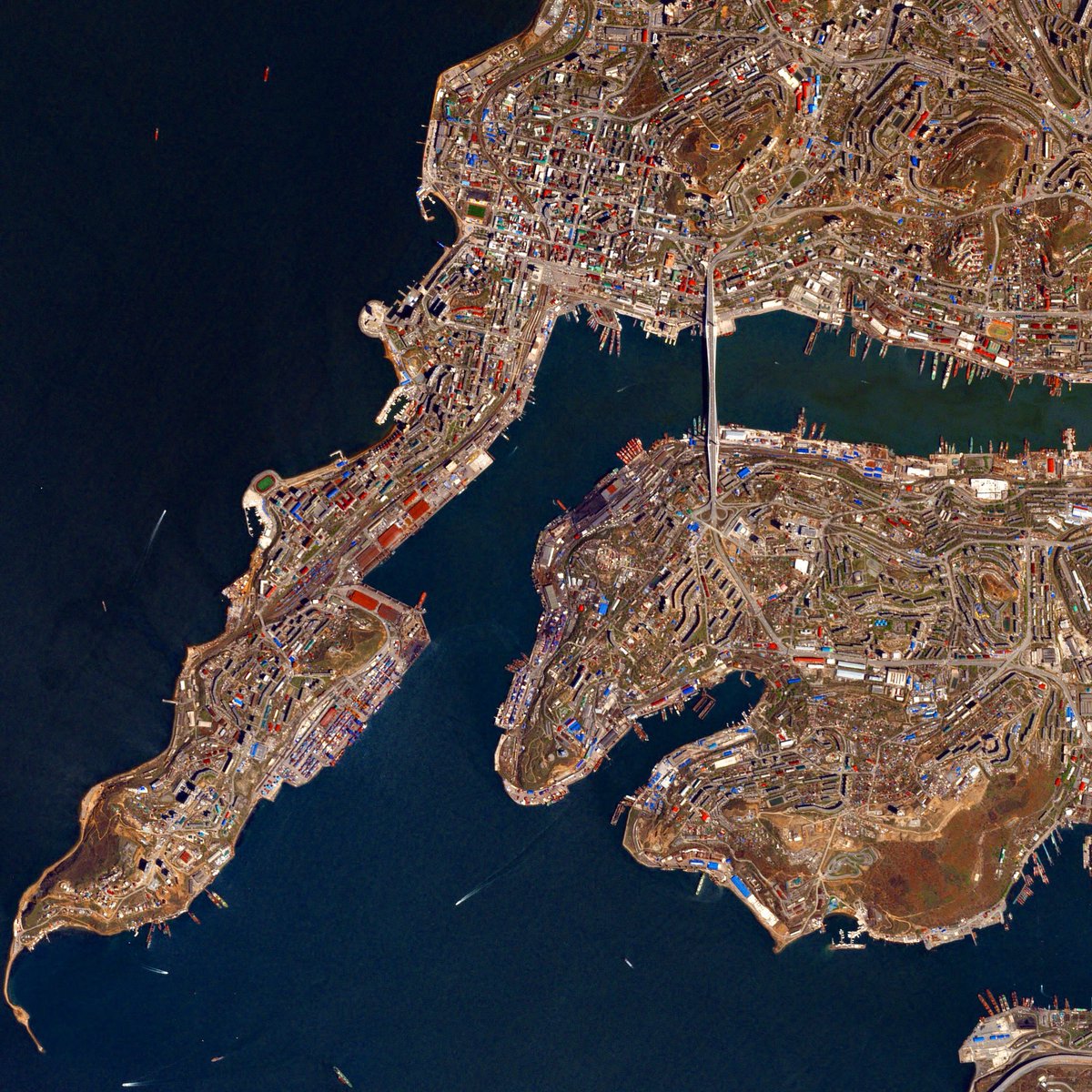 OsirisLabs's tweet image. Port Of #Vladivostok, #Russia — 2016 | #EarthFromSpace #SatelliteImage #PlanetLabs