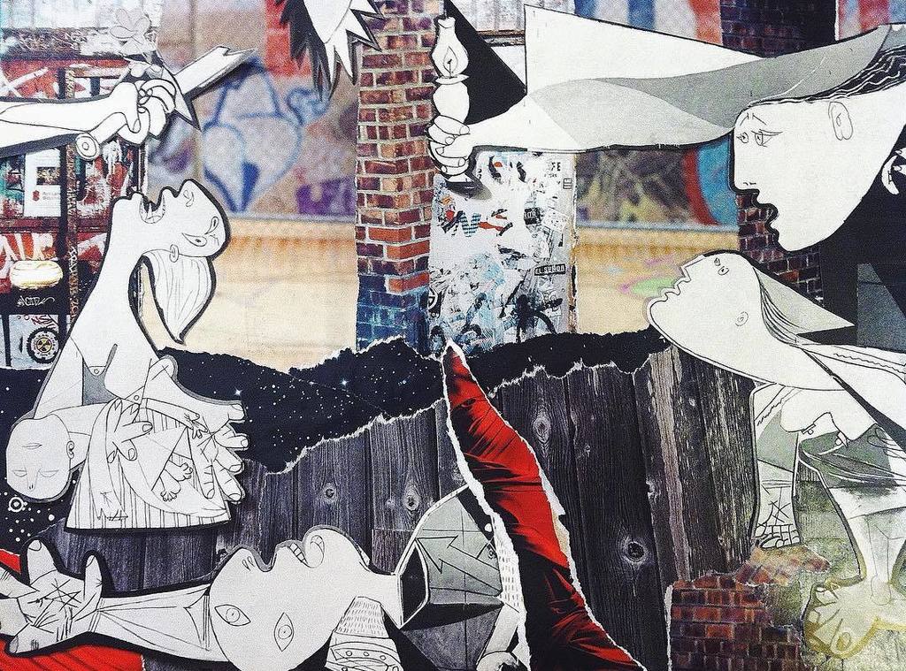 CollageArchive's tweet photo. Picasso remix #guernica #pablopicasso #picasso #collage #papercollage #collageonpaper #cutandpaste #collagecollecti… https://t.co/fLNDg9jl9C