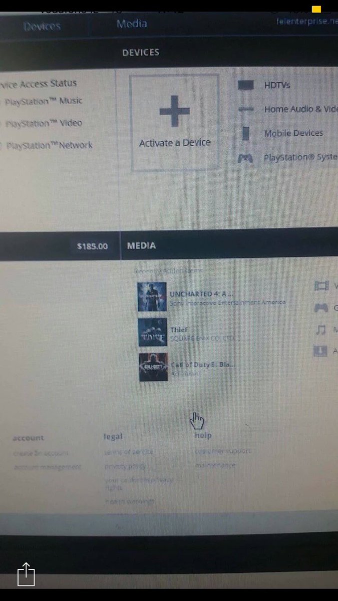 DelayMods's tweet image. Selling this psn account with 3 full games and $185 on the wallet for $100 PayPal. DM!!! @GamingRtweeter @GamerRTer