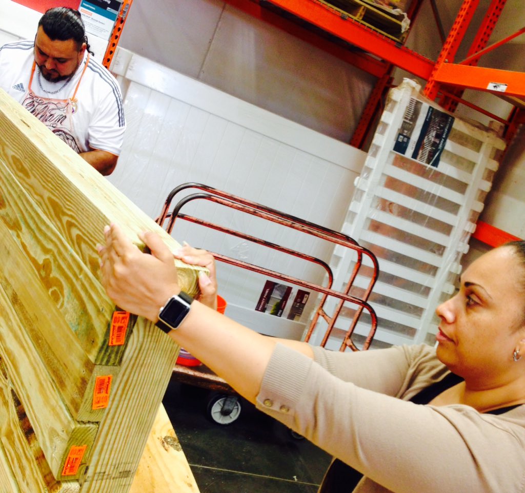 1kjohn's tweet photo. William in Lumber and Jim in HDE, teach and help present and future customers. https://t.co/uD9uB2SdPn