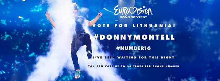 bookreader_yay's tweet photo. Please vote for my countryโบ
#LTU #donnymontell #ESC2016 #voteforLithuania #number16 It would be first win of ESC!๐ https://t.co/VrXGeEtKpT