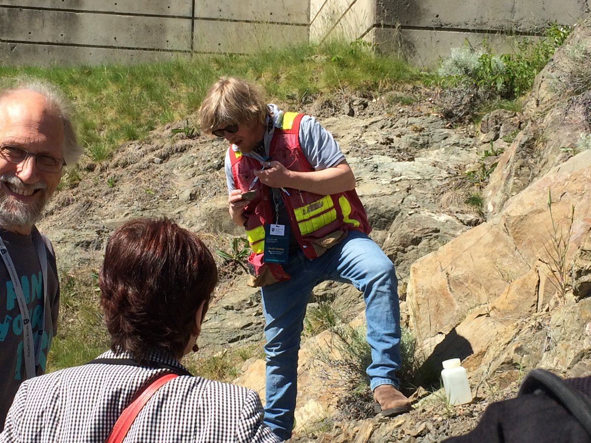 superbiggi's tweet photo. Thanks for the interesting tour by our #geologygeek #olfm2016 https://t.co/UBRPym6e7n