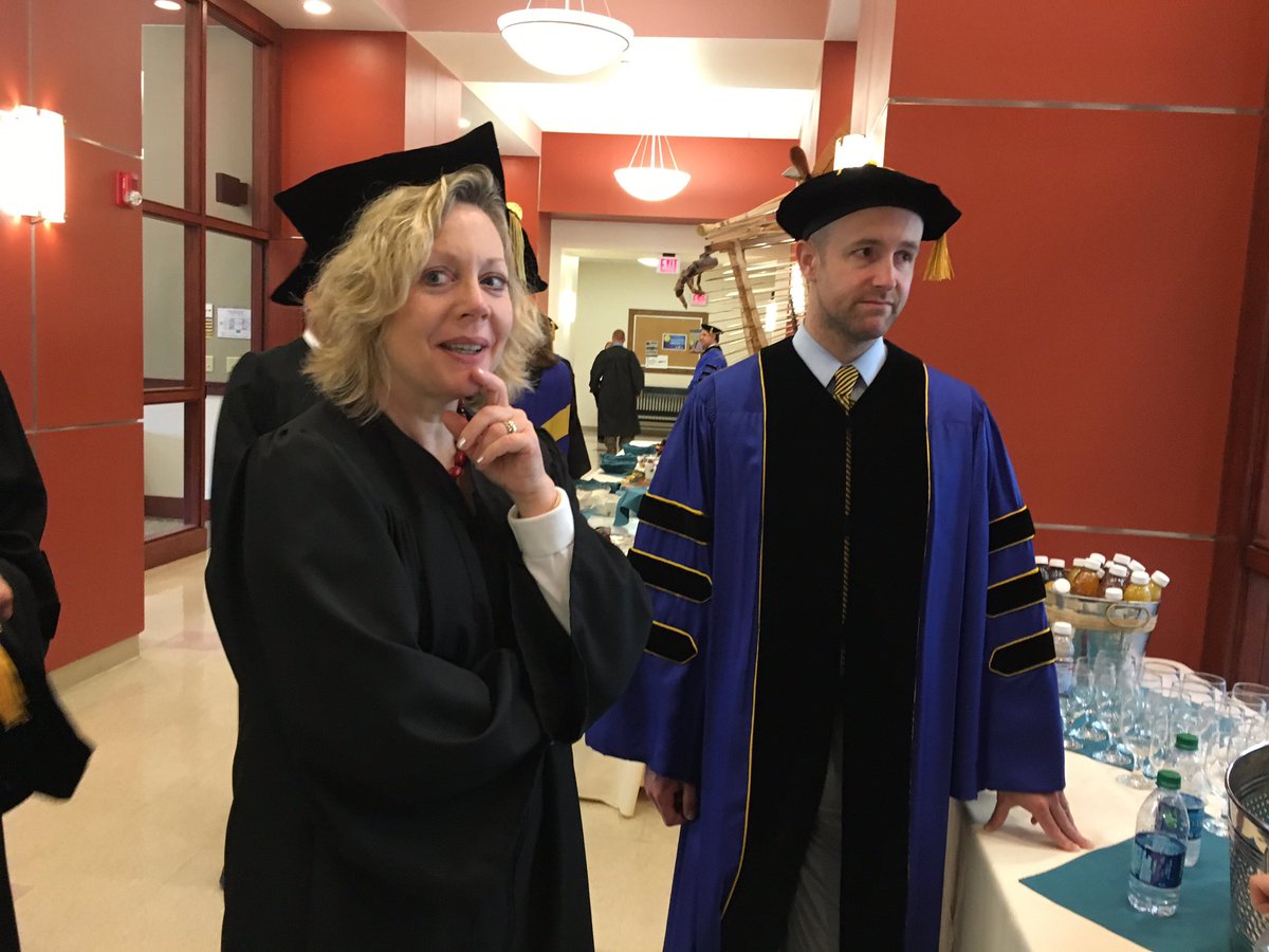 MCLAPres's tweet photo. Thanks Katy Abel, DHE, for joining us @MCLA_EDU today for Commencement! #MCLA2016 @MassDHE https://t.co/3G89dDi4hB