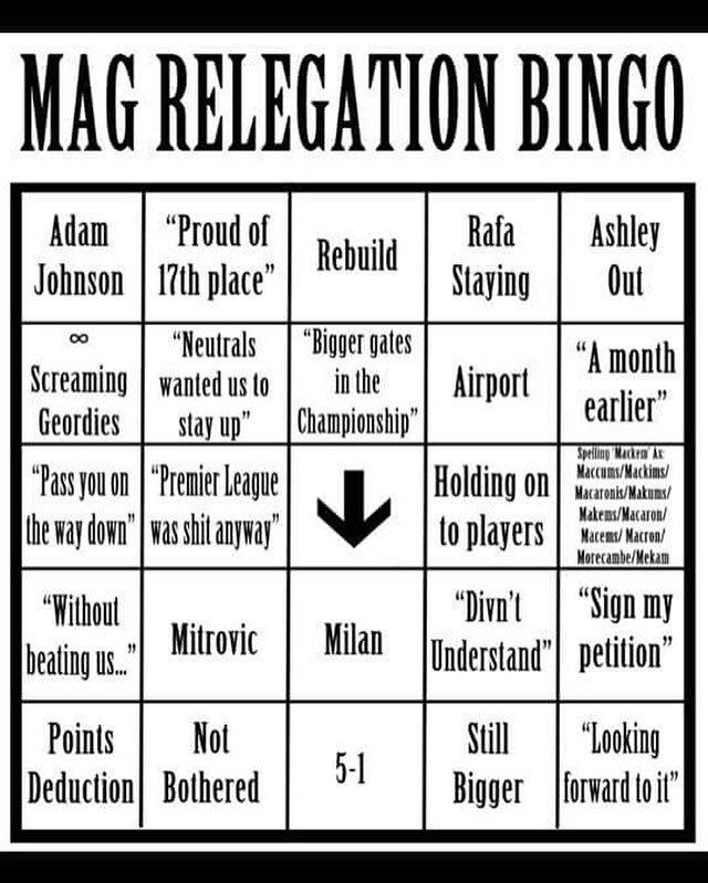 How many have you heard this week? 😂 think I'm nearly at a full house !