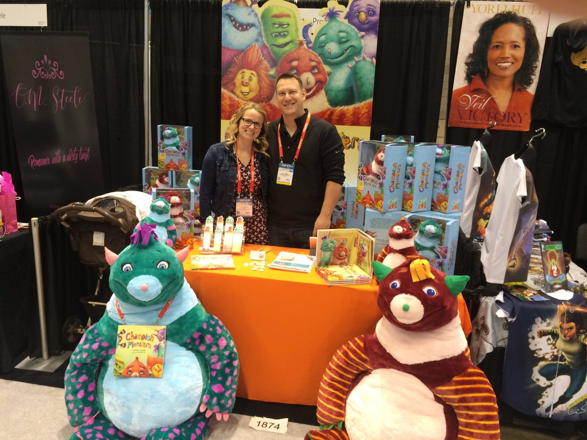 Champmonster15's tweet photo. #TheBookCon  stop by 1874 for signed discounted copies #championmonsters https://t.co/QD2PMi13zG