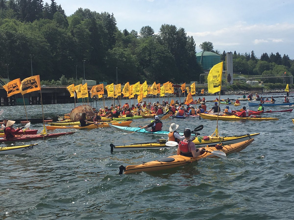 MikeHudema's tweet photo. KinderMorgan we have you surrounded! We want to #breakfreeCAN. #Renewables not pipelines. #breakfree2016 #cdnpoli https://t.co/kSzQnzWjIU
