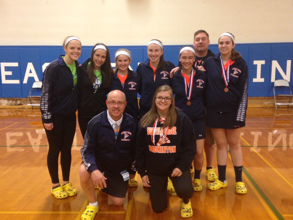 Congrats to our 4th place State Badminton team. Congrats also to our doubles team of Appelt/MacDonald 3rd in State!