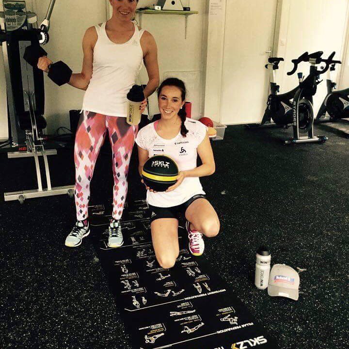 sklzschweiz's tweet image. Sommertraining der Gasparin Schwestern auf der Lenzerheide ist angelaufen! #beready #biathlon #sklzschweiz