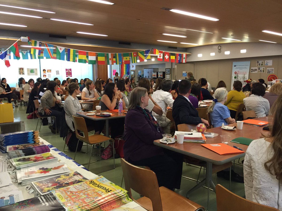 nathanlutz's tweet photo. Thank you to @miscositas, Dalton School, and @EarlyLang for a fabulous a #FLESfest! @helenacurtain @JanetLGlass https://t.co/3Dv8a2rSul