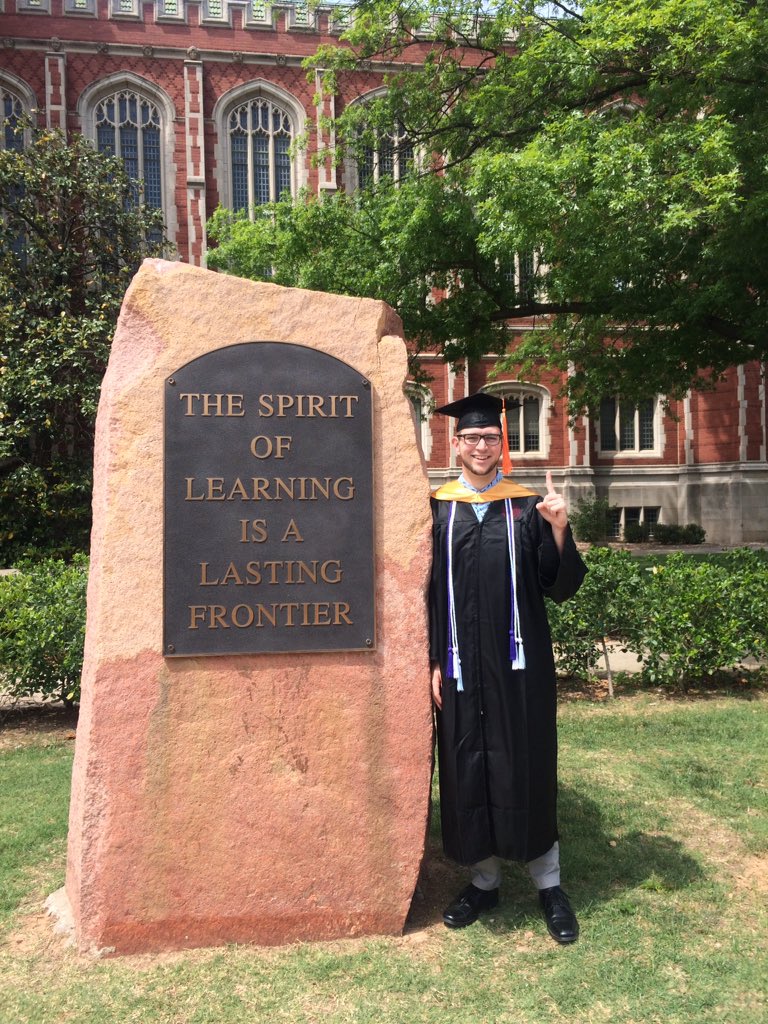 OUFinancialHelp's tweet photo. We're so excited to see how you change the world @OUClassof2016 #OUGrad16 @Chase_Ossenkop https://t.co/QxGh8wZhkC