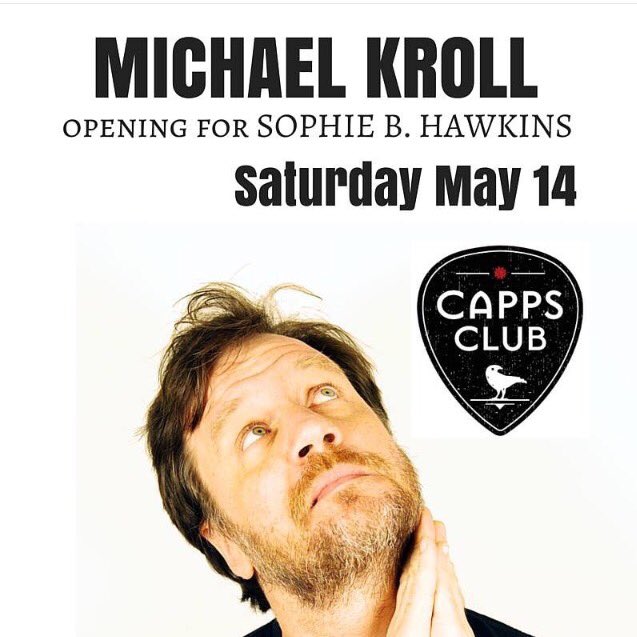 MKrollMusic's tweet photo. Come check out @CappsClub"s opening weekend! I'm on at  7:30, followed by @therealsophieb! https://t.co/uy22JFxpBp