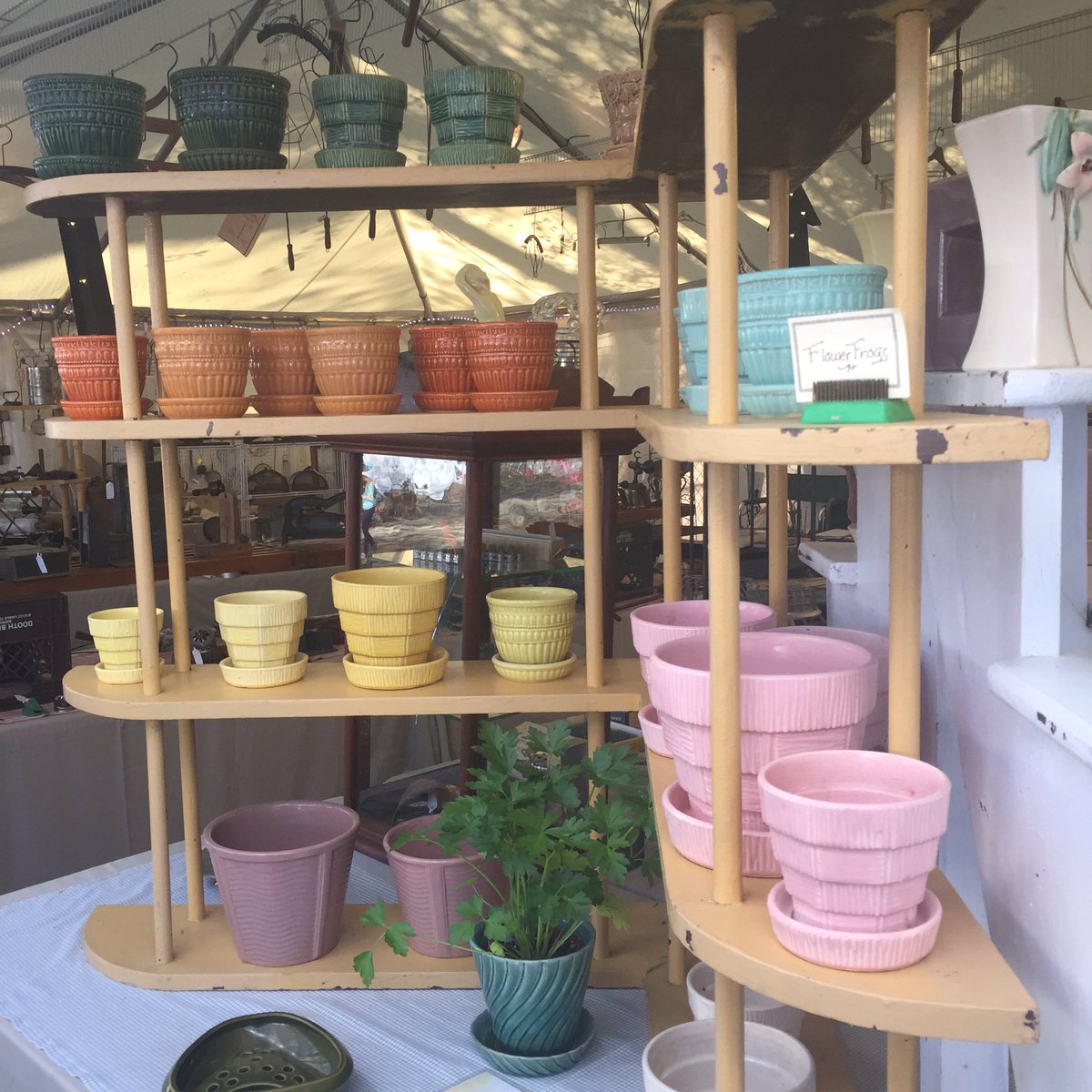 WealthyProspect's tweet photo. Oh my. #mccoys and #frogs!!! #brimfield #antiques https://t.co/pzZijEp3Mg