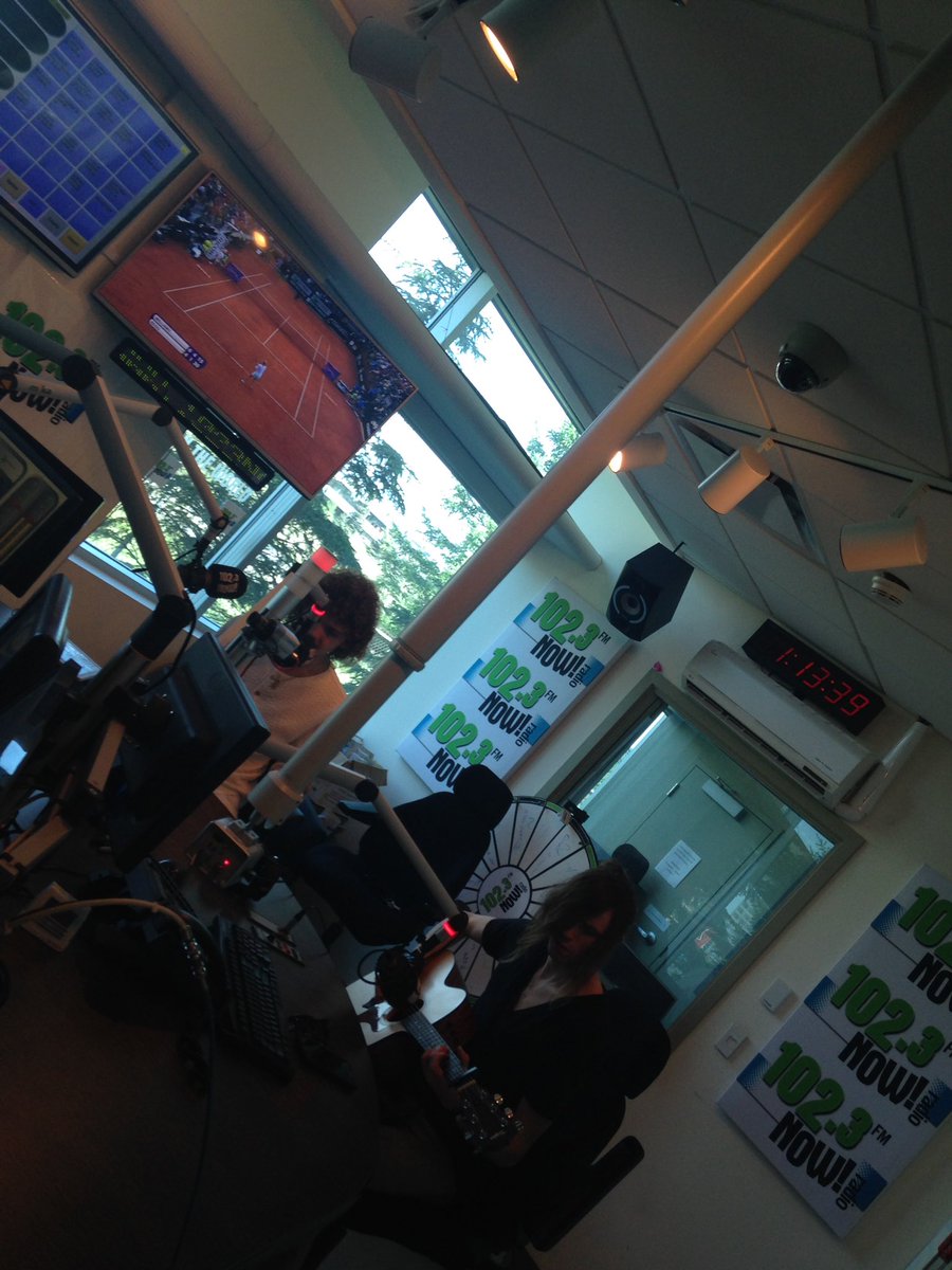laurafraserocks's tweet photo. Thanks @1023nowradio for having @FrancescoYates by today! #YEG #sugar #bettertobeloved #call https://t.co/DTLBDQa1Fe