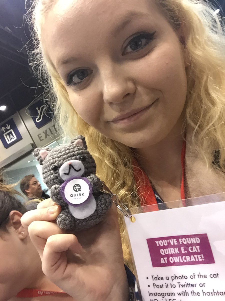 just_wanna_read's tweet photo. #QuirkECat #bookcon2016 (I'm gross) πππ https://t.co/I77uGsv97S